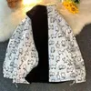 Manteau en laine d'agneau coréenne pour hommes Parkas double face Harajuku coton rembourré imprimé en vrac unisexe chaud surdimensionné Couples vêtements