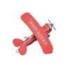 Vintage Metal Aircraft Modle Aircraft Slidder Biplane samolot modelowy Ozdoba stołowa dla dzieci Prezent Bożego Narodzenia C87