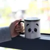 Mokken interessante kleurverandering mok panda cup keramische thermische magische gradiënt koffie