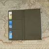 От Thenon Traveler Notebook Journal Bag Bag Vintage Olive Green Canvas держатель карт канцелярских товаров для Midori Travelers