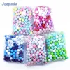 Baby Teethers Toys Joepeada 300Pcs/lots 12mm Round Silicone Teething Beads Food Grade Rodents For DIY Necklace Teether 221007