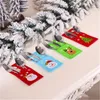 Christmas Decorations And Year Decoration Cutlery Bag Santa Claus Reindeer Tableware Holder Home Party Dinner Tabl
