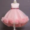 Girl Dresses Summer Flower Girls Wedding Pageant Party Princess Formal Prom Gowns 3-10 Years Kid Clothes Elegant Vestidos