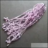 Bedelarmbanden 12 stks/lot regenboogkleuren handgemaakte kruisworstarmbanden voor vrouwelijke mannen gevlochten string touw ketens bangle mode simp dhe6p