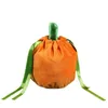 Decorazione di Halloween Confezione regalo Caramelle per feste Borsa in velluto Zucca Festosa Regali di zucchero Sacchetti di stoffa Confezione Decorazioni per feste RRB16072