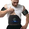 Draagbare slanke apparatuur Elektrische ABS EMS Spierstimulatie Toning training afslankriem Massager Abdominale Trainer Taille Fitness Machine Professional 221006