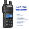 Walkie talkie 2x Baofeng UV-82 Plus 8W 10 km Długie zasięg Mocne przenośne CB VHF/UHF Ptwo Way Radio Amador 8 watów UV82