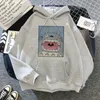 Women's Hoodies Sweatshirts Japanese Anime Cartoon Totoro Hoodie Women Kawaii Hoodeis Miyazaki Hayao Studio GhibliHarajuku grey Sweatshirts Unisex 221007