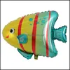 Other Event Party Supplies Shark Octopus Balloon Seahorse Animal Shape Balloons Kid Aluminum Film Airballoon Thin And Light Mtipl St Dhyth
