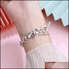 Link Chain Beautif Fashion Bracelet 925 Sterling Sier Charm Gorgeous Jewelry Chain Women Gift Party 1 T2 Drop Delivery 2021 Bracelets Dhj7V