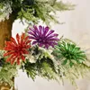 Juldekorationer 1 Set Multi-Color Tree Decoration Snöflinga hängande ornament Gift Party Festival Wedding