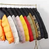 Retro Puffer Ceketler Kış Erkek Tasarımcı Ceket Sıcak Parka Siyah Yüz Dış Giyim Moda Erkek Çiftler için Kalın Kısa420