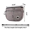 Sac de friandises d'obéissance pour dressage de chiens, Double couche, grande capacité, pochette de stabilité, sac à dos détachable pour fournitures 221007