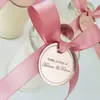 Other Event Party Supplies 30/50/100pcs Personalized Baby Shower Name Baptism Mirror Acrylic Tag Round Circle Wedding Table Decor Favors Custome Gift 221007