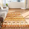 Alfombras de lana hechas a mano estilo Kilim hermosa alfombra de noche tamaño grande sala de estar mesa de centro alfombra decoración Mat