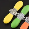 Barbq Tools Portes de ma￭z con pisos de acero inoxidable Brochetas coloridas Cornos de mazorca lindas Taskers de puntas convenientes 20221007 E3