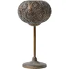 Mum Tutucular 1pc 20cm/24.5cm/30cm Antika Şamdan Demir Retro Tutucu Avrupa Sconce Nostaljik Ev Dekorasyonları