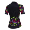 Racing Vestes Maillot De Cyclisme Femmes Vélo Chemises À Manches Courtes Femme VTT Top Vélo Vêtements Montagne Route Uniforme D'été Rouge Respirant