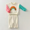 Kläder sätter baby för 0 3y tjejkläder set vårens höst född pojke tröja byxor småbarn barn 221007