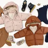 Down Coat Baby Girls Parka Light Kurtka KS Bluzy Botton Winter Children Fall Chłopcy Ciepła odzież wierzchnia 221007