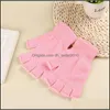 Fingerless Gloves Half Finger Glove Knitting Originality Acrylic Fibres Simplicity Fashion Keep Warm Women Man Currency Diy Gloves Wi Dh49T