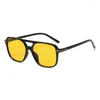 Occhiali da sole Fashion Square Designer Vintage Donna Uomo Occhiali da sole Black Shades UV400 Eyewear