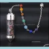 Charms glas m￤n kvinnor halsband smycken kon som ￶nskar flask charm f￶r att g￶ra kristall fluorith￤ngen mode 10 7fs j2b droppe Deliv Dhysk