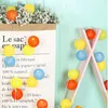 Strings Fairy Garlands LED String Light Room Decoration Lights 2M 3.5CM Dia Cotton Balls Lanterne per la festa di Natale Batteria KQ