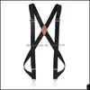 Suspenders Twee clips Suspenders strakheid overlappen haak riem vrouw man elastische mode -accessoire mti kleur valuta beugel 15dm k2 dro dhrby