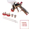 Spray Guns High Quality LVLP 13mm R500 Luft och 15mm 17mm 20mm utbytbara Nozzlesfinish målningsborste 2210079627726