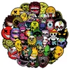 50Pcs Halloween sticker Terrorist mask Decal Kid Toy Scrapbook Phone Luggage Laptop Guitar Graffiti Sticker