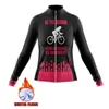 Racing Jackets Pro Women Winter Jacket Triathlon Long Sleeve Cycling Sweatshirt Clothing Shirt Keep Warm 2022