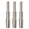 smoke accessory 80mm Titanium Oil Straw Tip For Smoking Collector Kit Titaniums Tips Nails Wax Glass Water Pipe