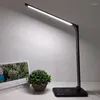 Bordslampor LED -skrivbordslampa för studier med trådlös laddare 5Brightnessnivåer Lätt läsning Office Home Us Plug