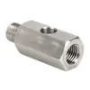 M12X15 18 NPT Turbo Cieśnik Olej Adapter TEE Akcesoria samochodu ze stali nierdzewnej 9727004