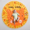 Neugeborenen Decke Kind Rund Milestone Decke Fotografie Hintergrund Requisiten Decken Infant Windeln Home Textil LYX60