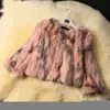 Women's Fur Faux S 7XL Women Fashion Brand Design Real Genuine Natural Rabbit Coat Female Pure Drop Jacket DFP311 221006