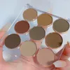 Palette de fards à paupières 4 couleurs, scintillante, mate, scintillante, diamant métallique, pigmentée, maquillage, surligneur, cosmétique