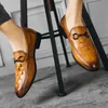Örgülü Brogue Deri Oxford Ayakkabı Vintage Eski Metal Toka Saçımlı Bir Üzüntü Erkekler Moda Resmi Ayakkabı Büyük Boyutlar