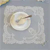 Table Mats European Handmade Beading Luxury Placemat Mat Bar Counter Wine Glass Tea Set Pad Birthday Party Wedding Decoration