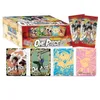 Kortspel japanska anime samling cartas luffy roronoa sanji nami tcg game s 50210pcsbox barn födelsedagspresent 221006