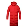 Hommes Parkas hiver long manteau chaud épais coupe-vent à capuche vestes hommes couleur unie alpinisme voyage homme veste 221007