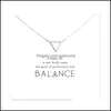 Colliers pendentif carte colliers ras du cou avec or Sier creux Triangle pendentif collier pour mode femmes bijoux Nce Drop De Bdehome Dhk1E