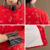 Kvinnor Down Traditionell kinesisk stil Autumn Women Cotton Warm Retro Fashion Printed Jackets Cardigan Ytterkl￤der Coat Topps Orientalkl￤der