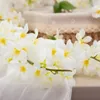 Fiori decorativi Arco di nozze di seta artificiale Falso Sakura Vite di plastica da appendere al soffitto Ghirlanda di fiori di ciliegio Decorazioni per lo sfondo del tubo di casa