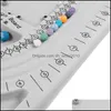 Bandeja de j￳ias Placa de contas em linha rejeitada para colar de pulseira de bracelete DIY Ferramenta de j￳ias de j￳ias para fazer uma ferramenta de medi￧￣o de artesanato de artesanato acce dhbsu