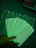 Luminous 9h закаленная стеклянная защитника для iPhone 14 Max 13 iPhone13 Mini 12 Pro 11 XR XS X 8 7 6S iPhone14 Glow In Dark Cover Premium Screen Protectors Clear Guard Film