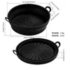 Compappible Air Fryer Silicone Baking Pot Replacement f￶r pappersfoder Enkel ren vikbar ￥teranv￤ndbar 8,5 tums Air Fry Tray