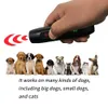 Dog Training Obedience Pet Repeller Anti Barking Stop Bark Device Trainer LED Ultrasonic with 3W Flashlight 221007