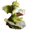 Altro Home Decor Everyday Collection Miniature Fairy Garden e Mini Dragon Rex the Green Collectible Fantasy Figurine Gift 221007